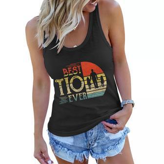 Vintage Best Tio Ever Fathers Day Women Flowy Tank - Thegiftio UK