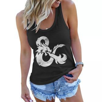 Vintage D&D Dungeons And Dragons Tshirt Women Flowy Tank - Monsterry AU