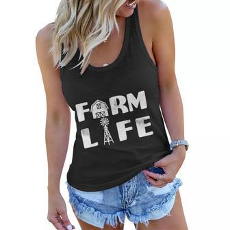 Vintage Farm Life Man I Love Farming Tshirt Women Flowy Tank - Monsterry AU