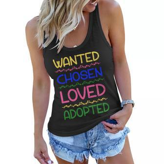 Wanted Chosen Loved Adopted Women Flowy Tank - Monsterry AU