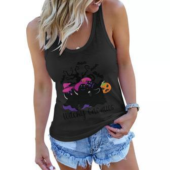 Witchy Gnomies Halloween Quote Women Flowy Tank - Monsterry UK