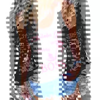 Womens Queen Was Born In September Happy Birthday Gifts For Womens V3 Women Flowy Tank - Thegiftio