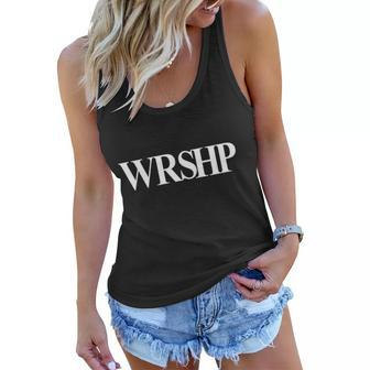 Worship Christian Words Of Faith Women Flowy Tank - Monsterry