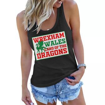 Wrexham Wales Welsh Gifts Women Flowy Tank - Thegiftio UK