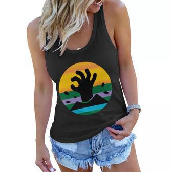 Zombie Funny Halloween Quote Women Flowy Tank - Monsterry