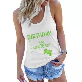 13Th Perfect Birthday Boys Gaming 13 Years Old Gifts Gamer T Women Flowy Tank - Monsterry