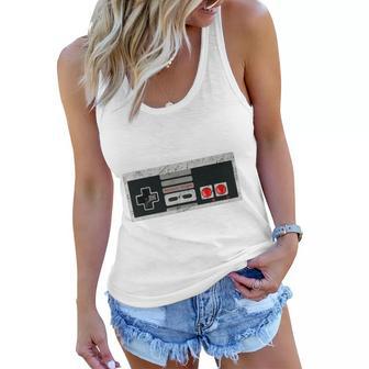 40 Year Old Fourty Birthday Gift Level 40 Unlocked Gamer Women Flowy Tank - Monsterry