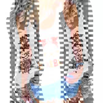 Baseball Mimi Leopard Loud And Proud Baseball Mimi Women Flowy Tank - Thegiftio UK