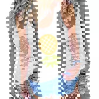 Im Down Upside Down Pineapple Women Flowy Tank - Thegiftio