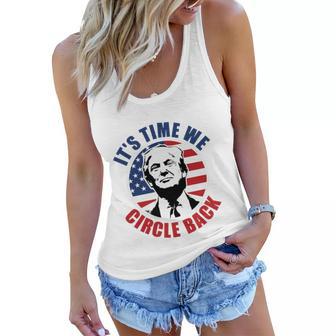 Its Time We Circle Back Ultra Maga Women Flowy Tank - Monsterry UK