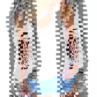 Just Smile And Wave V3 Women Flowy Tank - Seseable
