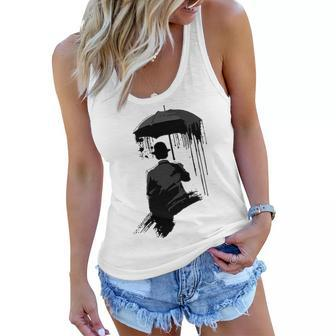 Manly Summer Rainy Day Graphic Design Printed Casual Daily Basic Women Flowy Tank - Thegiftio UK
