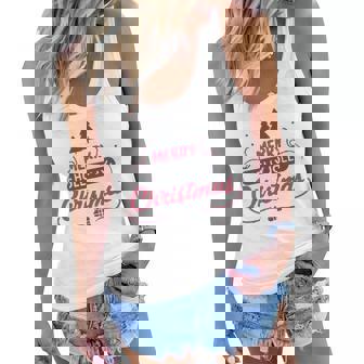 Merry Holly Jolly Christmas T- Women Flowy Tank - Thegiftio