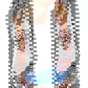 Orcas Killer Whale Love Symbol Heart Women Flowy Tank - Thegiftio