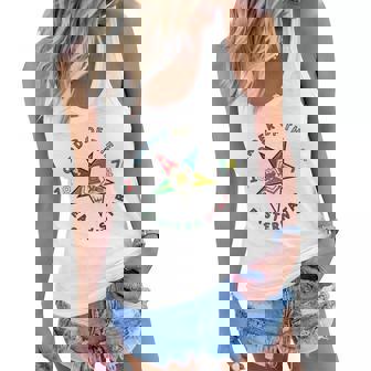 Order Of The Eastern Star 1874 Women Flowy Tank - Thegiftio