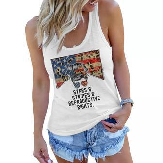 Pro Choice Feminist 4Th Of July - Stars Stripes Equal Rights Women Flowy Tank - Seseable