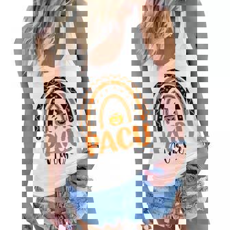 Scary Halloween Pacu Nurse Rainbow Post Anesthesia Care Unit Women Flowy Tank - Thegiftio