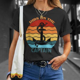 Captain Wife Dibs On The Captain Dibs On The Captain T-shirt - Thegiftio UK