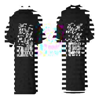10Th Birthday Funny This Girl Is Now 10 Double Digits Tie Dye Unisex T-Shirt - Monsterry