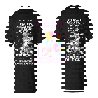 10Th Birthday Girls This Girl Is Now 10 Double Digits T-shirt - Thegiftio