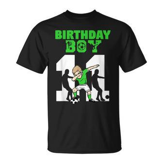 11Th Birthday Soccer Lover 11 Year Old Soccer Player Costume Unisex T-Shirt - Seseable