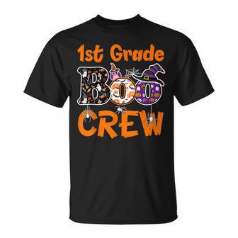 1St Grade Boo Crew Teacher Student Halloween Costume 2022 T-shirt - Thegiftio