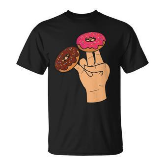 2 In The Pink 1 In The Stink Dirty Humor Donut T-shirt - Thegiftio UK