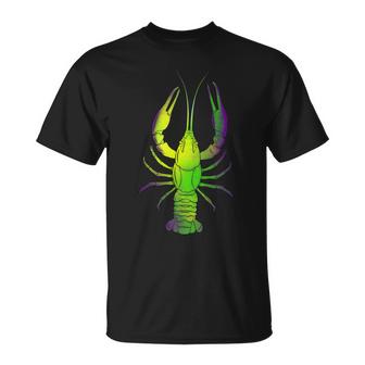Mardi Gras Crawfish Graphic Design Printed Casual Daily Basic Unisex T-Shirt