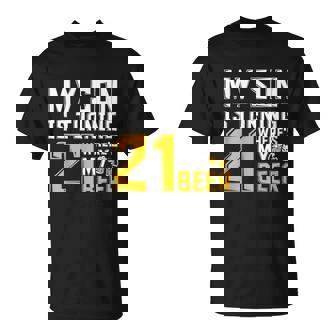 21St Birthday 21 Year Old Son Dad Mom Birthday T-Shirt - Thegiftio