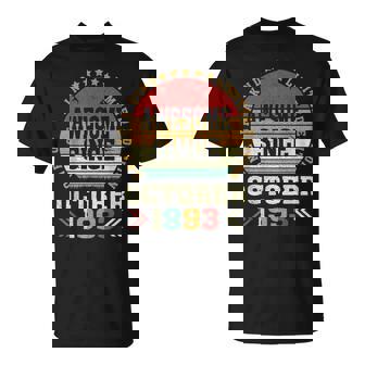 29 Years Old Awesome Since October 1993 29Th Birthday V2 T-shirt - Thegiftio