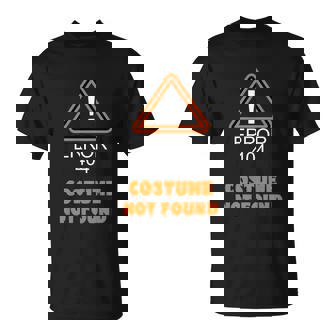 404 Error Costume Not Found Halloween T-Shirt - Thegiftio UK