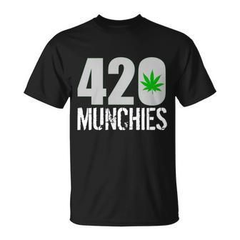 420 Munchies Weed Leaf Unisex T-Shirt - Monsterry UK