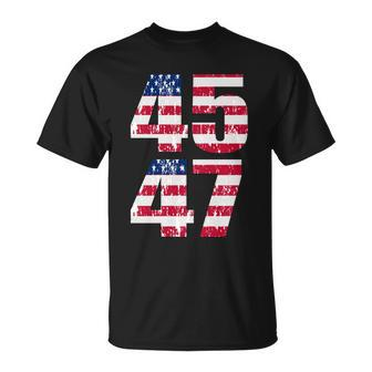 45 47 Trump 2024 Tshirt V2 Unisex T-Shirt - Monsterry AU