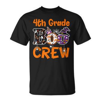 4Th Grade Boo Crew Teacher Student Halloween Costume 2021 T-shirt - Thegiftio