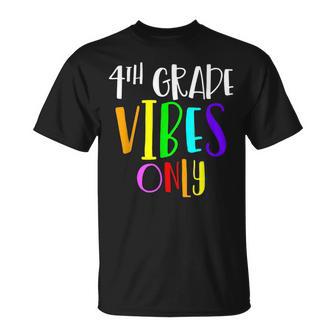 4Th Grade Vibes Only Back To School New 4Th Grade Student T-shirt - Thegiftio