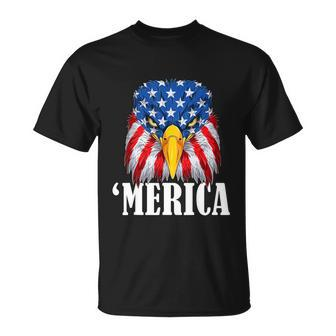 4Th July Eagle Merica America Independence Day Patriot Usa Gift Unisex T-Shirt - Monsterry DE
