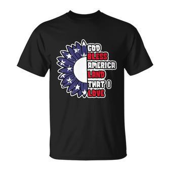 4Th Of July God Bless America Land That I Love Patriotic Cute Gift Unisex T-Shirt - Monsterry UK