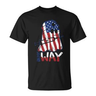 4Th Of July Independence Day Nurse Gift On My Way Ghost Gift Unisex T-Shirt - Monsterry DE