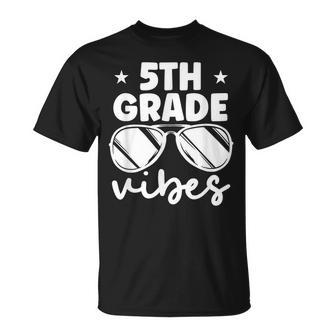 5Th Grade Vibes Welcome Back To School 5Th Grade Student T-shirt - Thegiftio UK