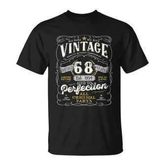 68Th Birthday Vintage 1954 Birthday For 68 Years Old T-shirt - Thegiftio UK