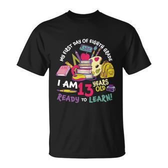 8Th Grade Back To First Day Of School Graphic Plus Size Shirt For Teacher Studen Unisex T-Shirt - Monsterry