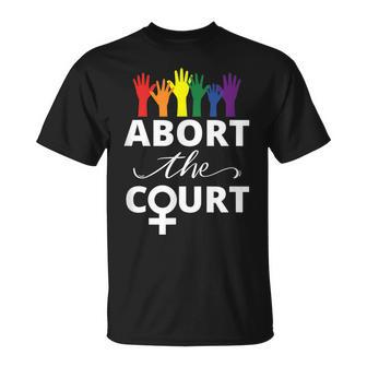 Abort The Court Unisex T-Shirt - Seseable