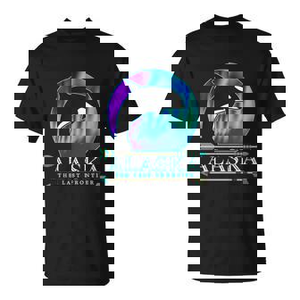 Alaska State Pride Alaska Northern Lights Alaskan Orca Whale T-shirt - Thegiftio