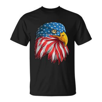 American Bald Eagle Mullet 4Th Of July Funny Usa Patriotic Gift V2 Unisex T-Shirt - Monsterry CA