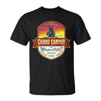 American Black Bear Grand Canyon National Park Unisex T-Shirt - Monsterry CA