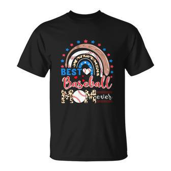 American Flag Baseball Funny 4Th Of July Unisex T-Shirt - Monsterry