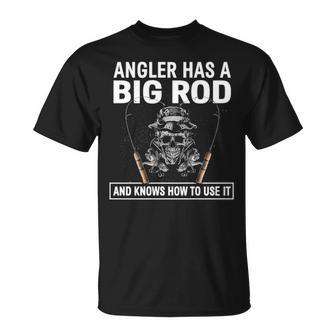 Angler Big Rod Unisex T-Shirt - Seseable