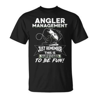 Angler Management Unisex T-Shirt - Seseable