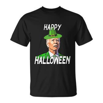 Anti Joe Biden St Patricks Day Shirt Happy Halloween T-shirt - Thegiftio UK