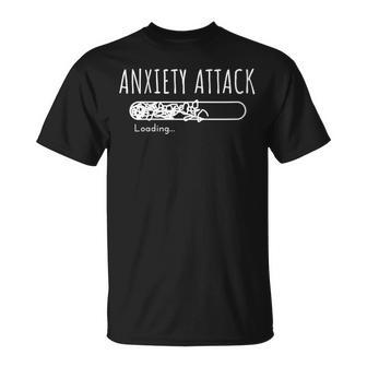 Anxiety Attack Loading Social Anxiety Awareness T-shirt - Thegiftio UK
